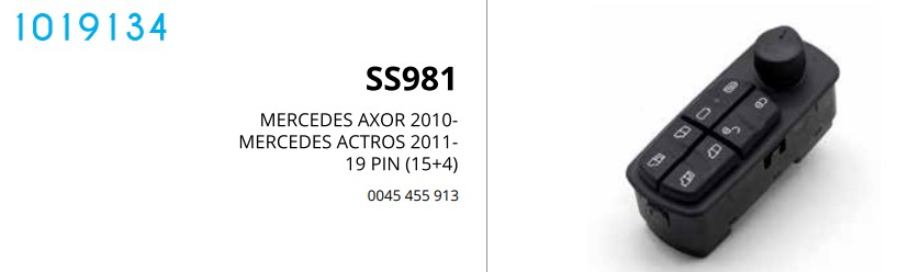 CAM ACMA KALDIRMA DUGMESI AXOR SOL 19 PIN 004 545 5913-005 545 2813 2010-